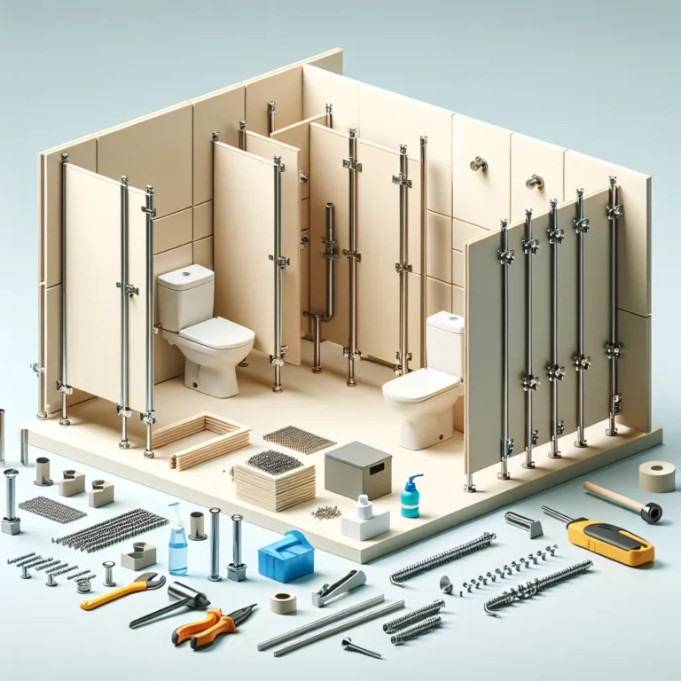 Wichtige Zubehörteile für WC-Trennwände und ihre Funktionen